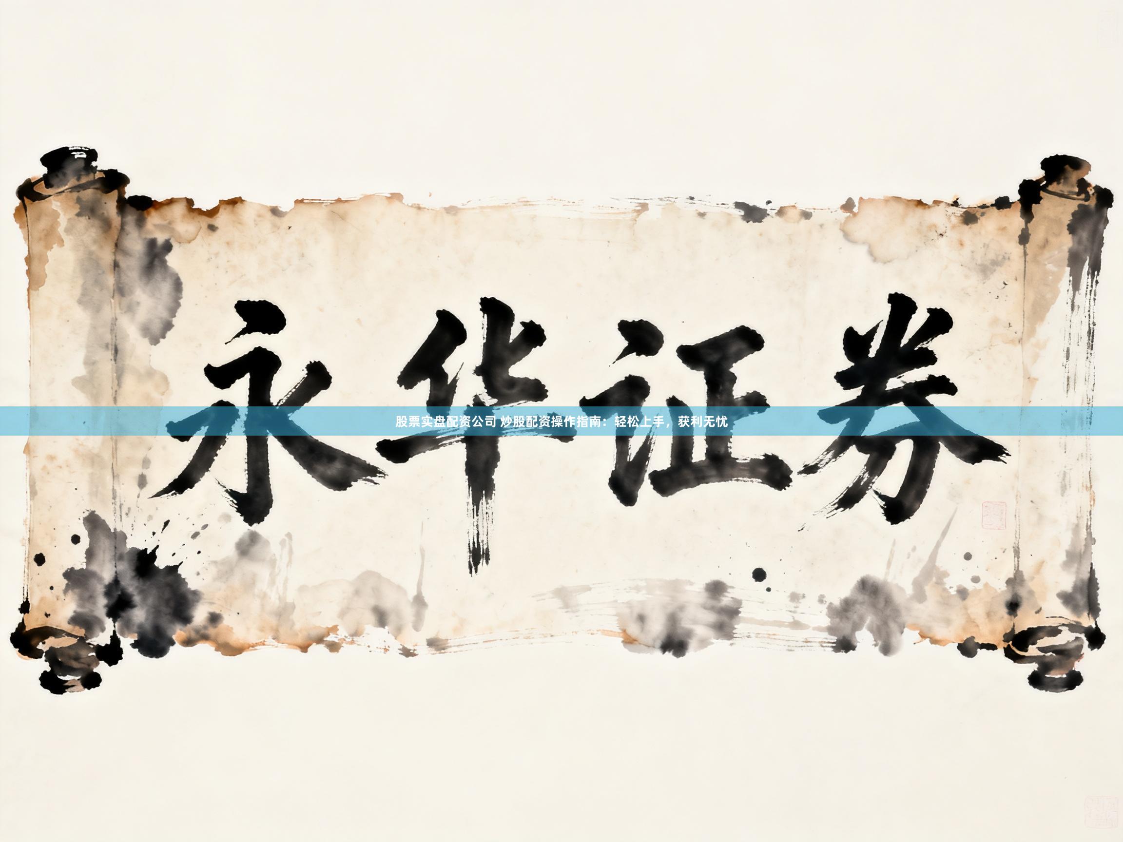 股票实盘配资公司 炒股配资操作指南：轻松上手，获利无忧